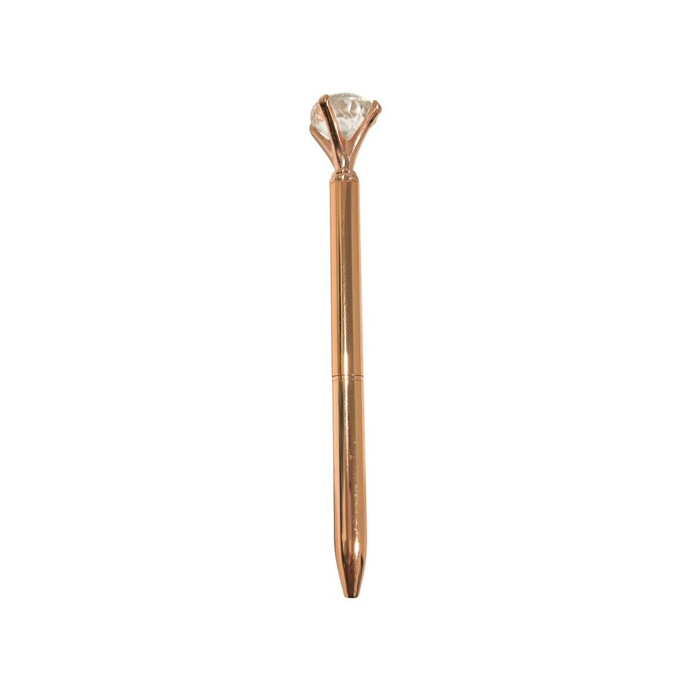 Rose Gold Diamond Topped Writing Pen